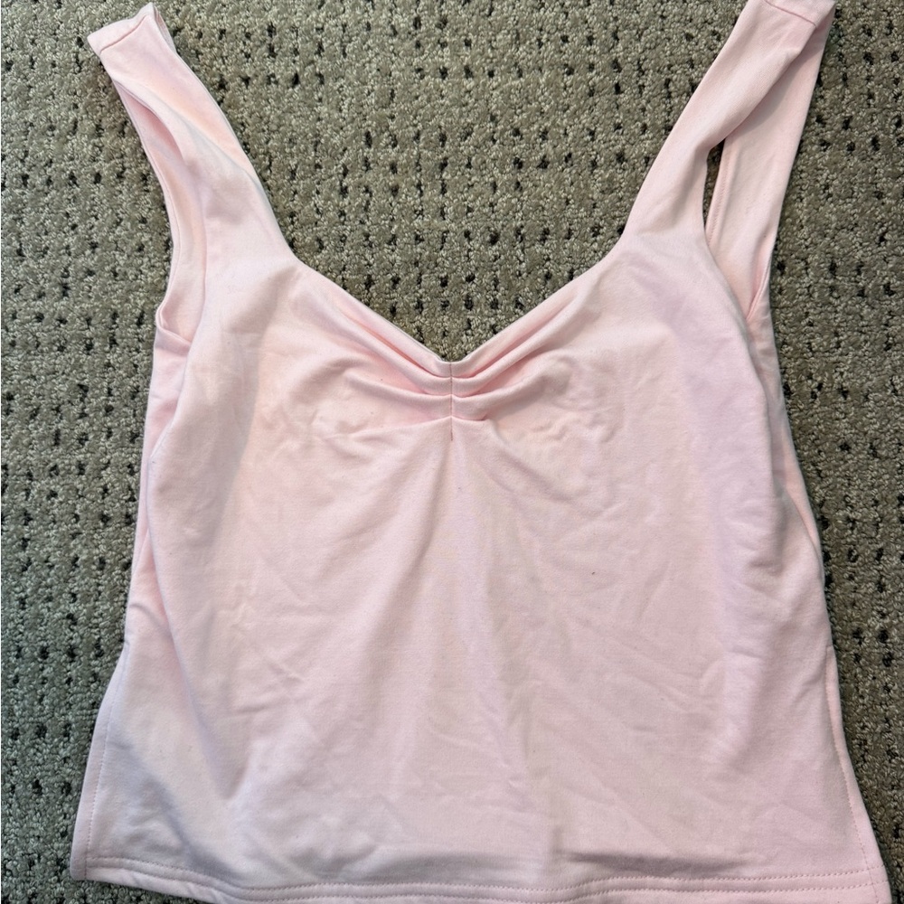 Princess Polly Light Pink Ruched Tank Top - Picture 3 of 5